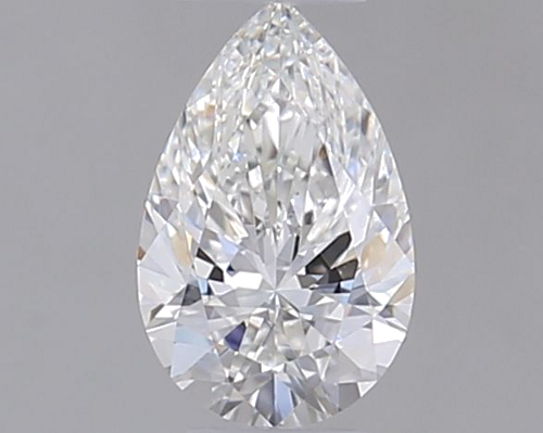 0.29 carat F-VVS1 Natūralus Pear Deimantas (1)