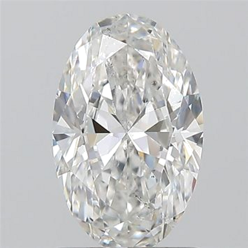 1.2 carat G-SI2 Natūralus Oval Deimantas (1)