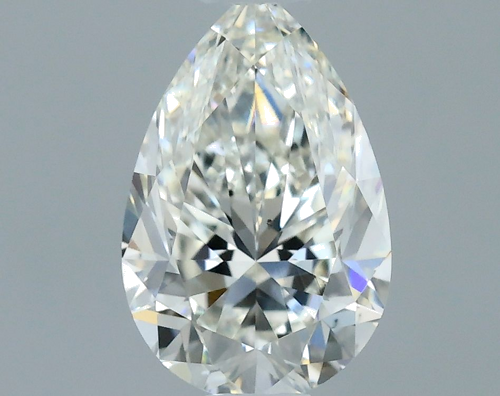 0.5 carat I-VS2 Natūralus Pear Deimantas (1)