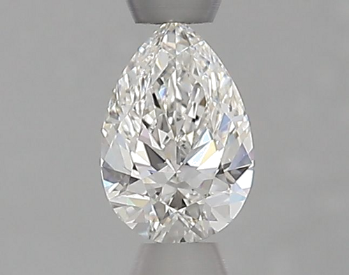 0.37 carat F-SI1 Natūralus Pear Deimantas (1)