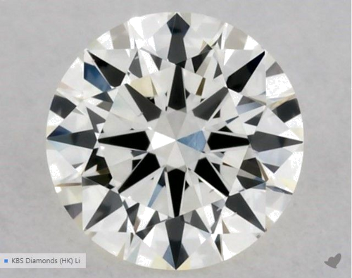 0.3 carat K-VS2 Excellent cut Natūralus Round Deimantas (1)