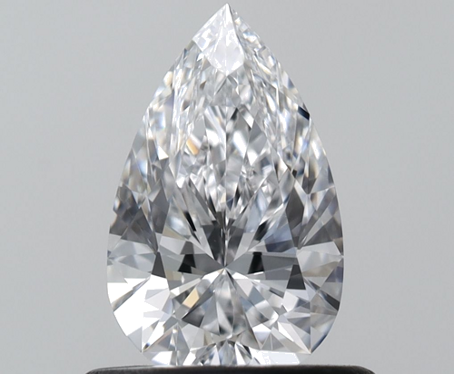 0.6 carat D-VS1 Natūralus Pear Deimantas (1)