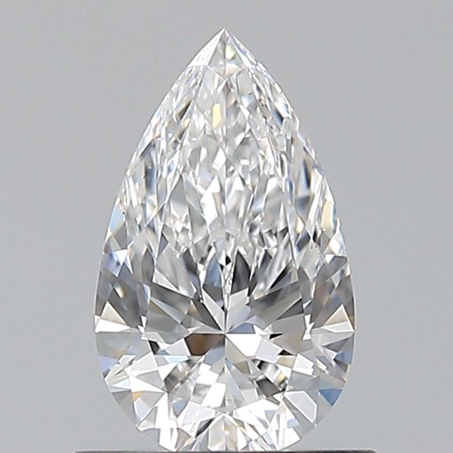 0.7 carat E-VS2 Natūralus Pear Deimantas (1)