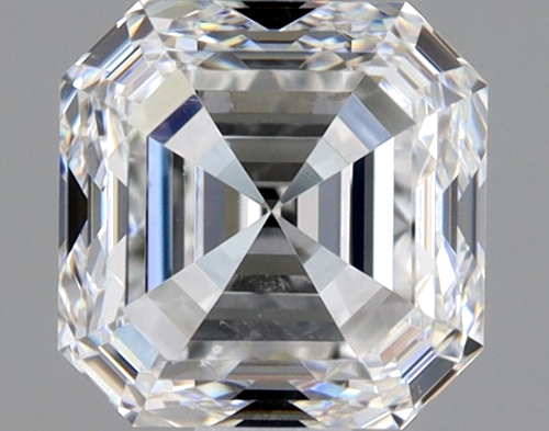 1.01 carat E-VS1 Natūralus Asscher Deimantas (1)