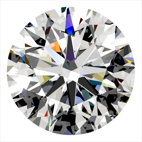 0.34 carat F-VS1 Excellent cut Natūralus Round Deimantas (1)
