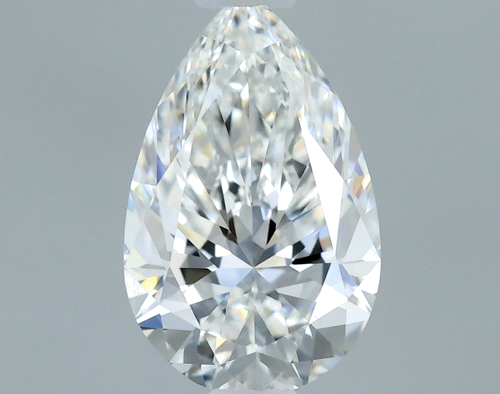 0.54 carat E-VS1 Natūralus Pear Deimantas (1)