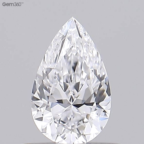0.5 carat D-VS1 Natūralus Pear Deimantas (1)