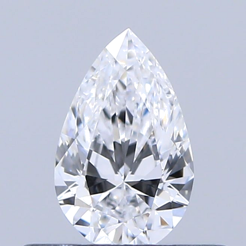 0.3 carat D-VVS1 Natūralus Pear Deimantas (1)