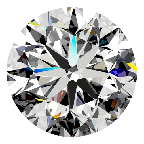 0.5 carat F-VS2 Very Good cut Natūralus Round Deimantas (1)
