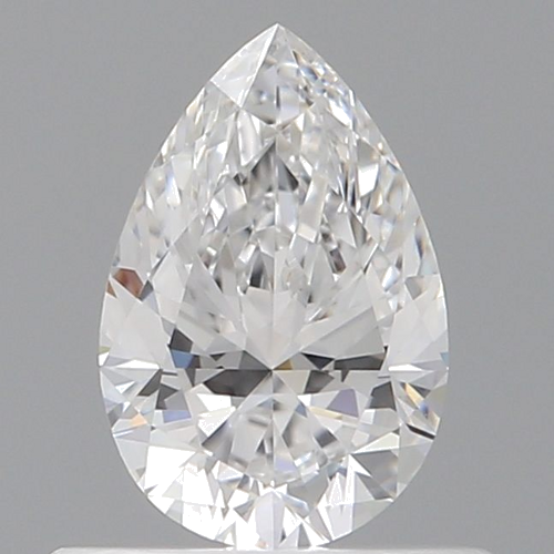 0.5 carat D-VVS2 Natūralus Pear Deimantas (1)