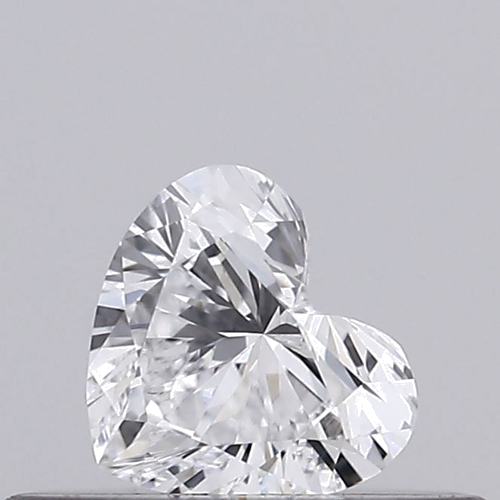 0.19 carat D-VVS2 Natūralus Heart Deimantas (1)