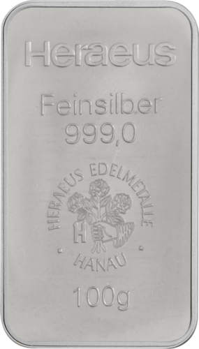 100 г Серебряный слиток .999 Argor-Heraeus (1)