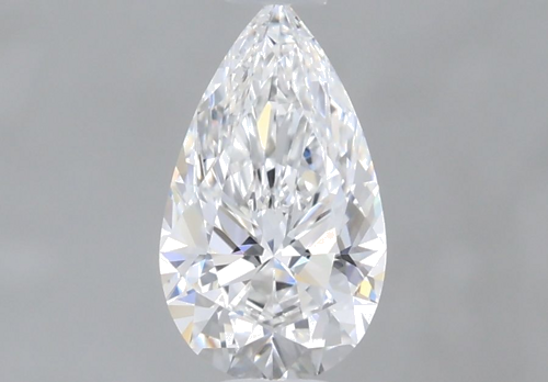 0.44 carat E-VVS2 Natūralus Pear Deimantas (1)