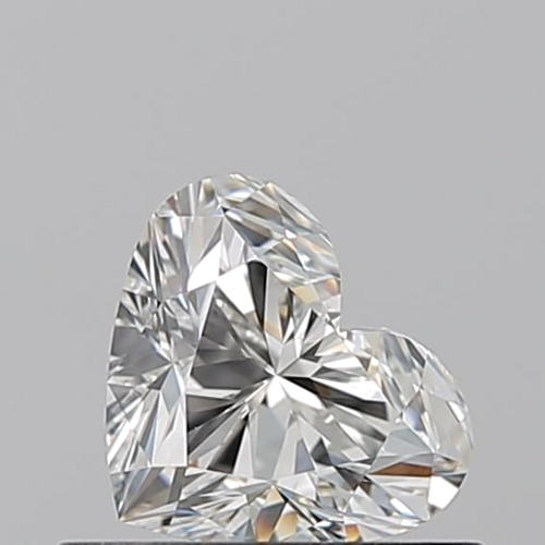 0.52 carat H-VVS1 Natūralus Heart Deimantas (1)