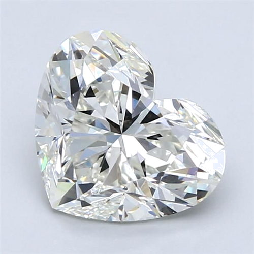 2.7 carat J-VVS1 Natūralus Heart Deimantas (1)