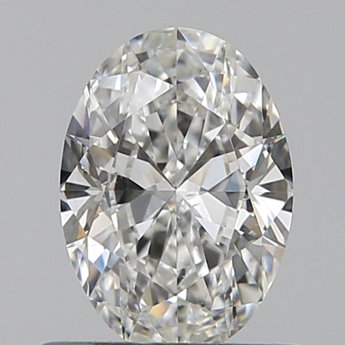 0.6 carat G-VS2 Natūralus Oval Deimantas (1)