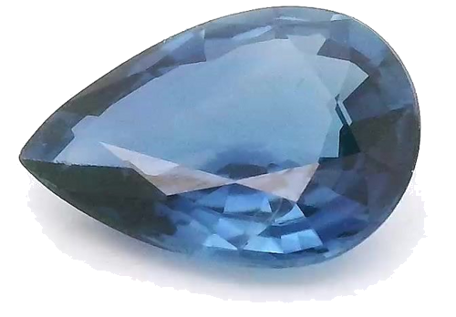 0.69 carat BLUE Pear Safyras (1)