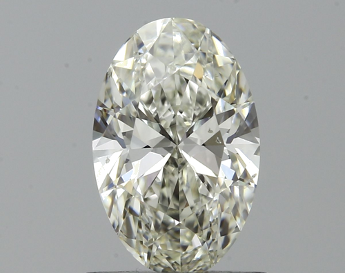 0.9 carat I-SI1 Natūralus Oval Deimantas (1)