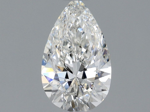 0.53 carat F-VS1 Natūralus Pear Deimantas (1)