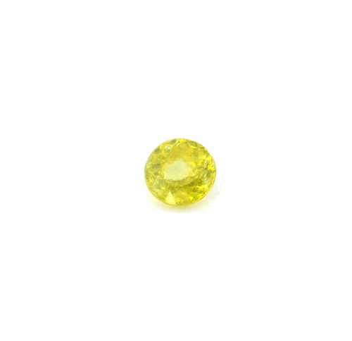 0.61 carat YELLOW Round Sphene (1)