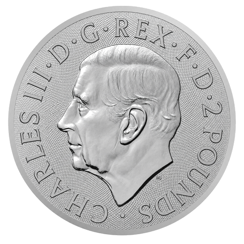 1 oz Lohnesa briesmonis 2026 Čārlzs III Lielbritānija sudraba monēta (2)