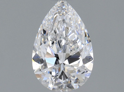 0.6 carat D-VS1 Natūralus Pear Deimantas (1)