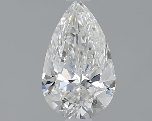 1.0 carat G-SI1 Natūralus Pear Deimantas (1)