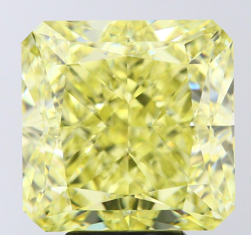 7.01 carat Fancy Yellow-VVS2 Natūralus Radiant Deimantas (1)