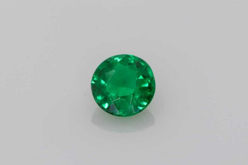 0.164 carat GREEN Round Smaragdas (1)