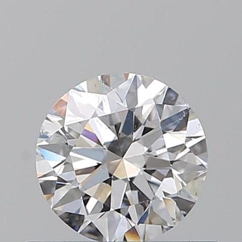0.53 carat E-SI2 Very Good cut Natūralus Round Deimantas (1)