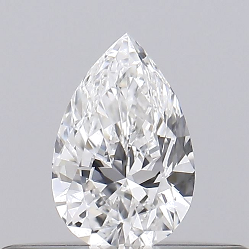 0.19 carat F-VVS1 Natūralus Pear Deimantas (1)
