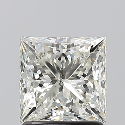 1.5 carat K-SI2 Natūralus Princess Deimantas (1)