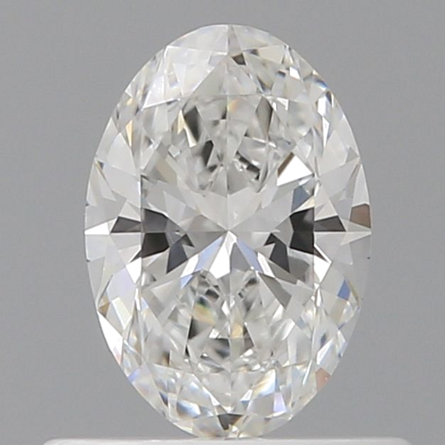 0.51 carat F-VVS2 Natūralus Oval Deimantas (1)