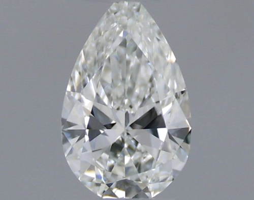 0.19 carat F-VVS2 Natūralus Pear Deimantas (1)