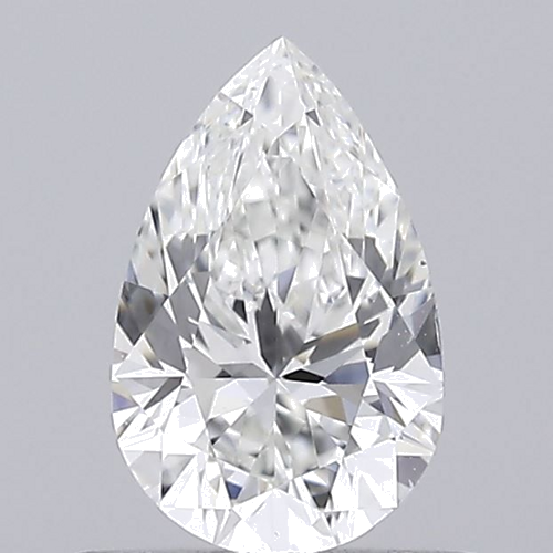 0.5 carat G-VS2 Natūralus Pear Deimantas (1)