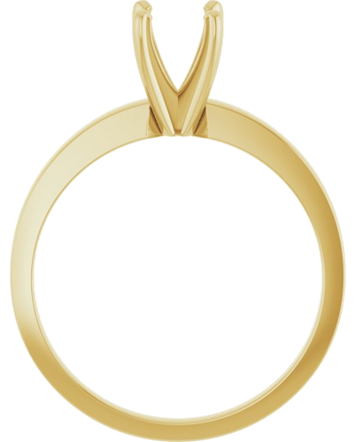 Sužadėtuvių Žiedas „Solitaire“ 14k yellow gold Round 5.4mm x 5.7mm (2)
