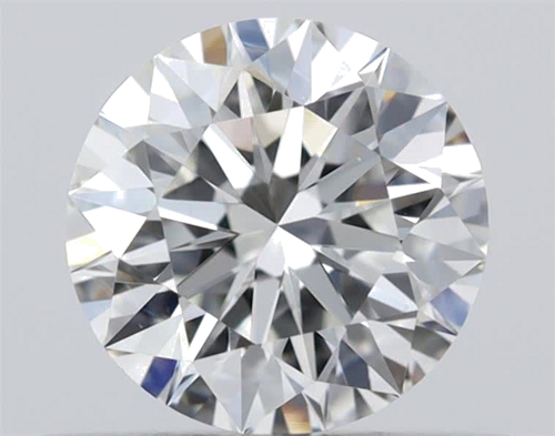0.52 carat H-VVS2 Excellent cut Natūralus Round Deimantas (1)