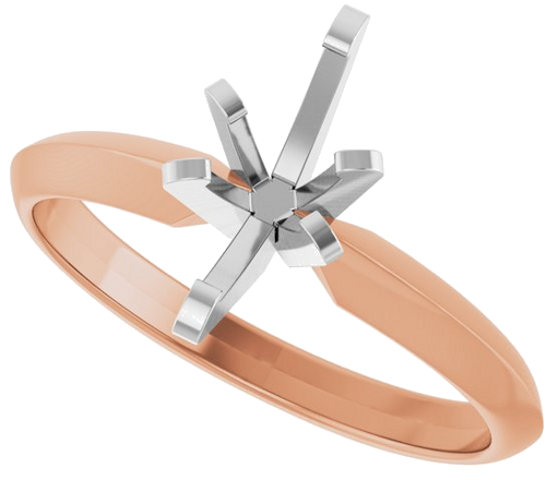 Sužadėtuvių Žiedas „Solitaire“ 585 Baltojo Ir Rožinis Aukso Marquise 8.5mm x 4.5mm (5)