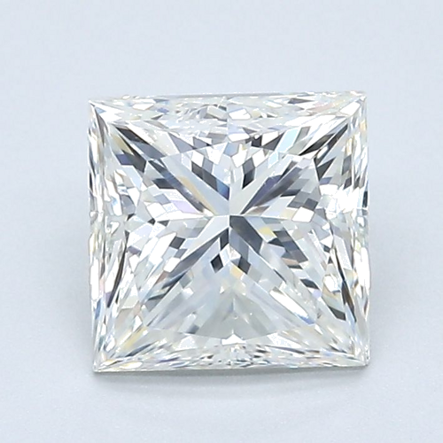 1.72 carat I-SI1 Natūralus Princess Deimantas (1)