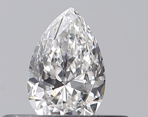 0.23 carat F-VVS2 Natūralus Pear Deimantas (1)