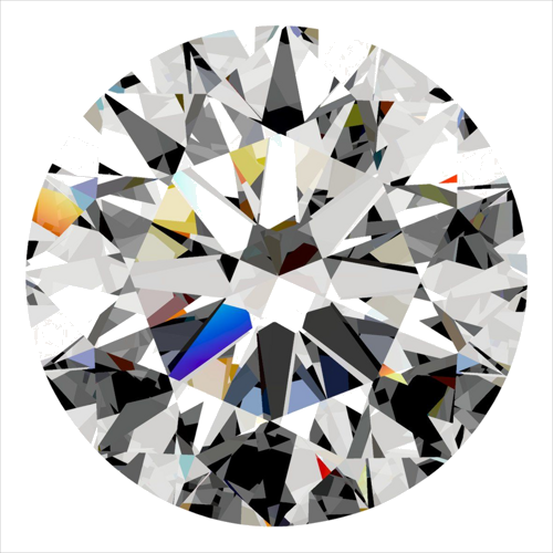 0.41 carat H-VS1 Excellent cut Natūralus Round Deimantas (1)