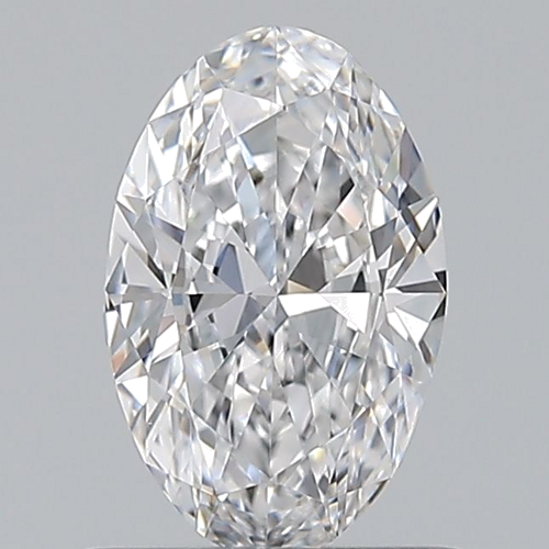 0.6 carat D-VVS2 Natūralus Oval Deimantas (1)