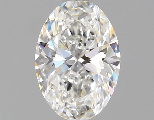 0.4 carat F-VVS2 Natūralus Oval Deimantas (1)