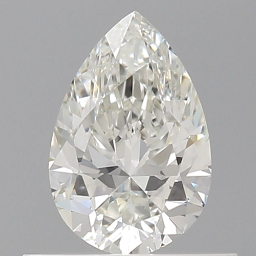 0.5 carat I-VS2 Natūralus Pear Deimantas (1)