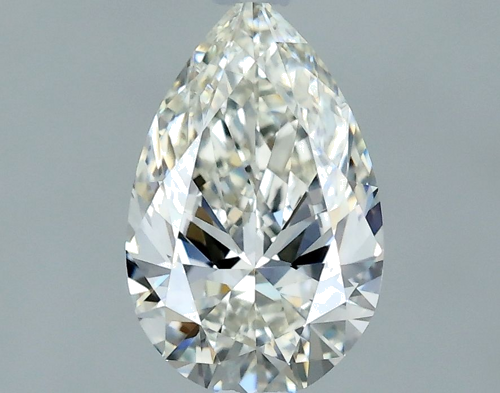 0.6 carat I-IF Natūralus Pear Deimantas (1)
