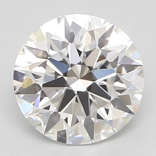 0.63 carat F-VVS1 Excellent cut Natūralus Round Deimantas (1)