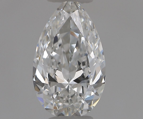 0.5 carat E-VVS1 Natūralus Pear Deimantas (1)