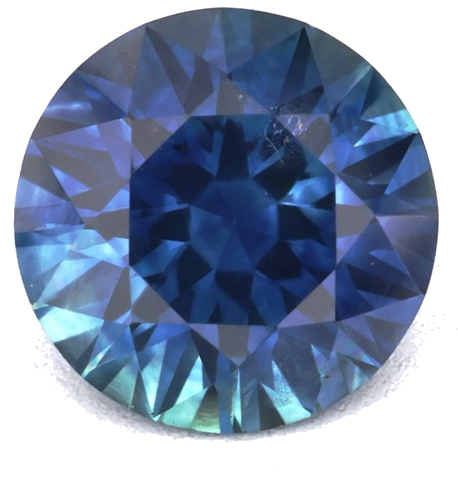 0.6 carat BLUE Round Safyras (1)