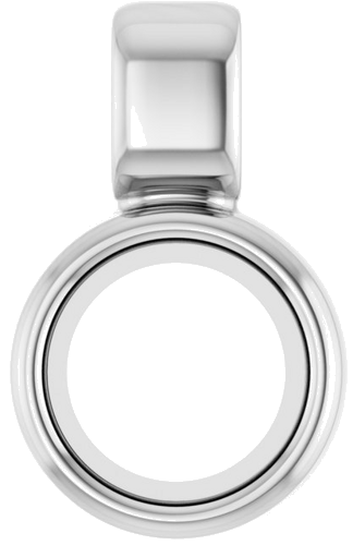 Pakabukas „Bezel-Set“ 925 Sidabro Round 3mm (1)