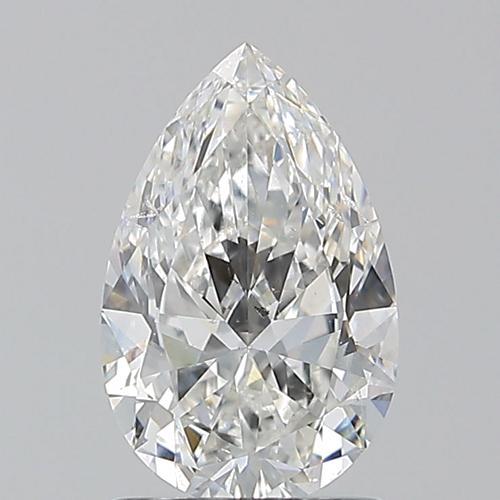 1.2 carat G-SI2 Natūralus Pear Deimantas (1)